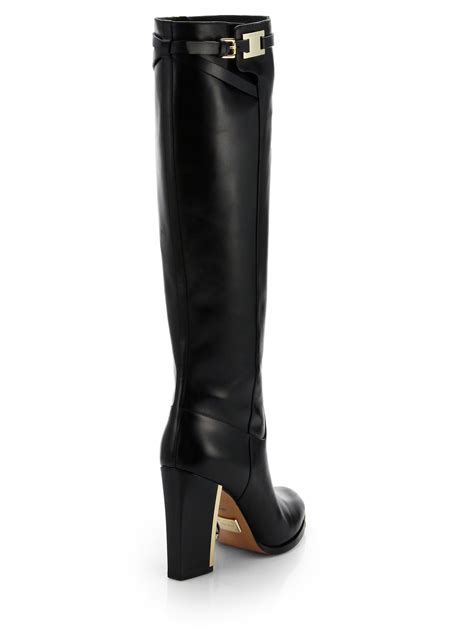 michael kors leather boots for women|Michael Kors boots high heel.